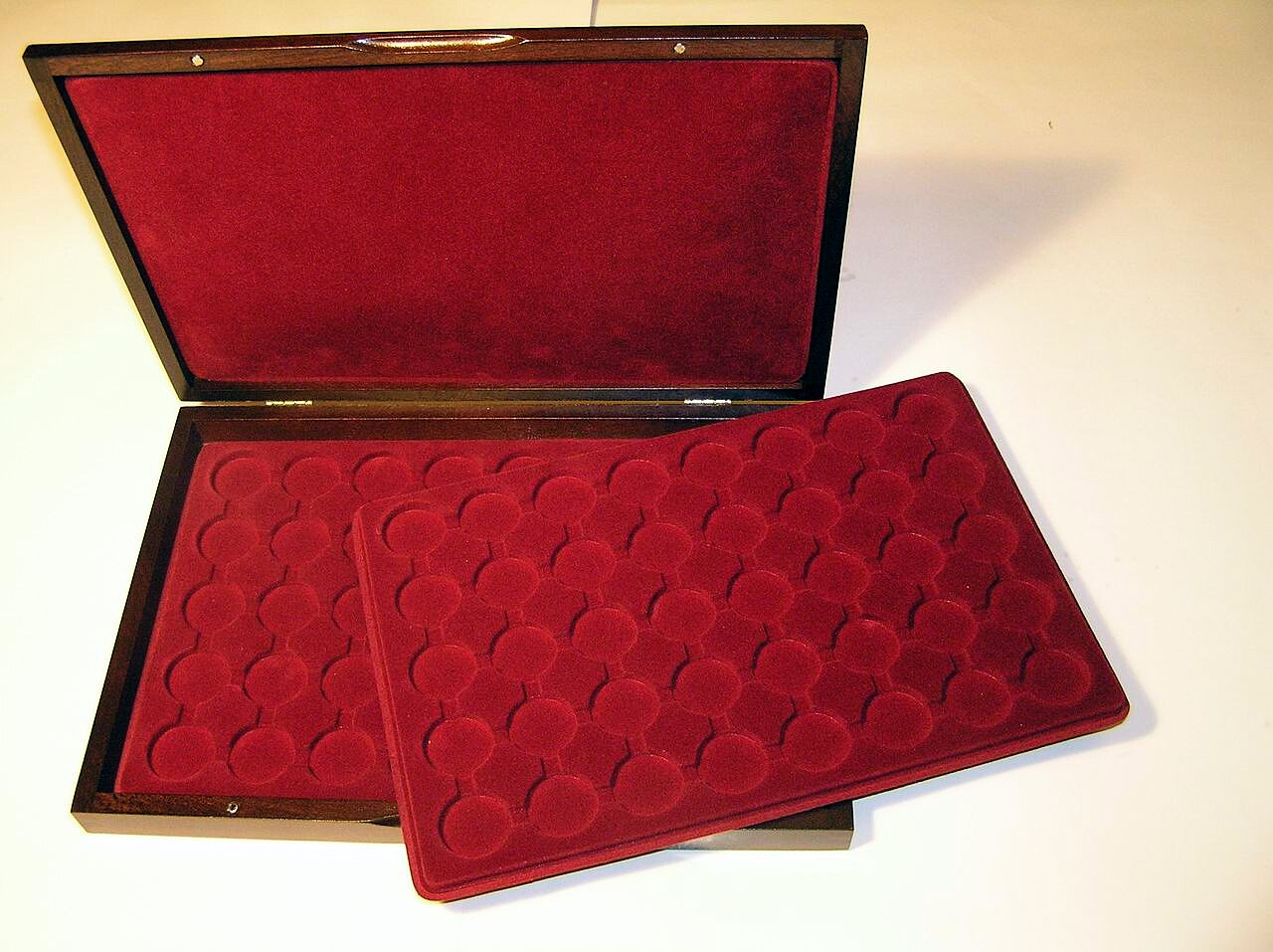 Numismatic case for coins